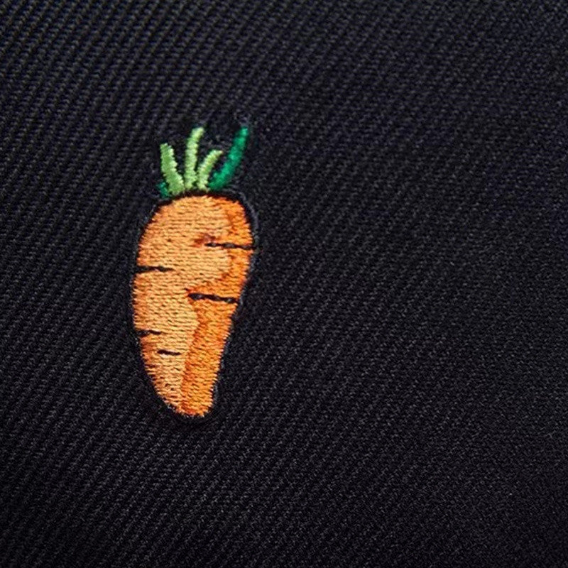 Fashion Cartoon Carrot embroidery Hip Hop Baseball Cap for Men Women